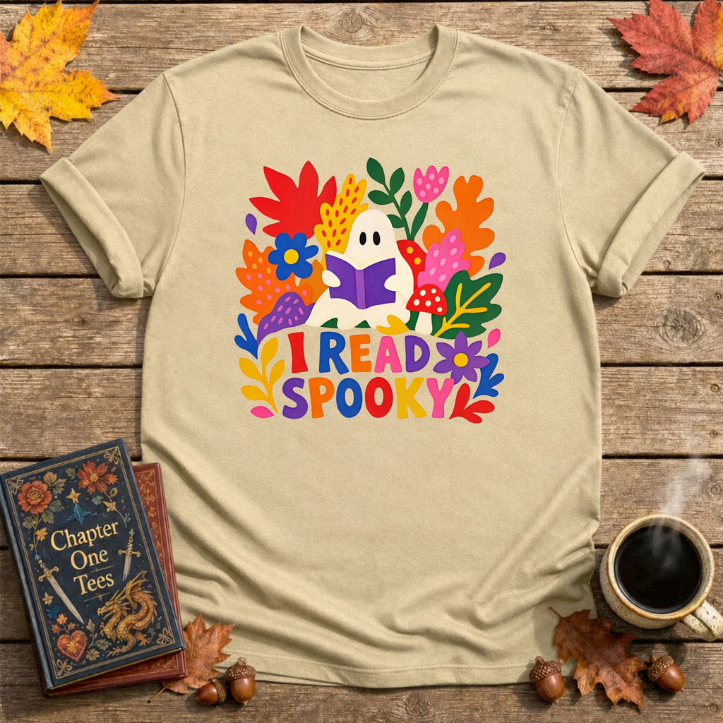 I Read Spooky Book T-Shirt