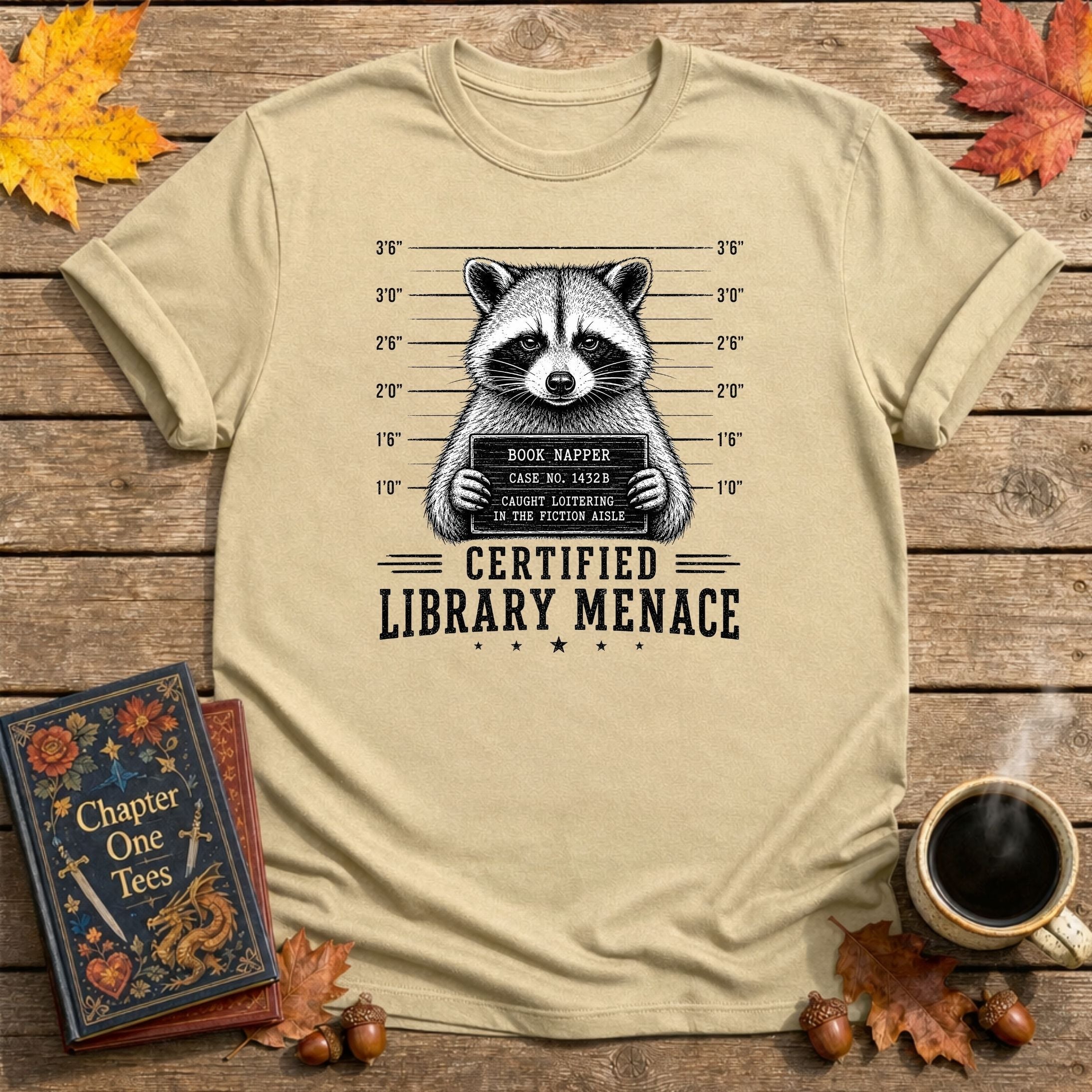 Library Menace Book T-Shirt
