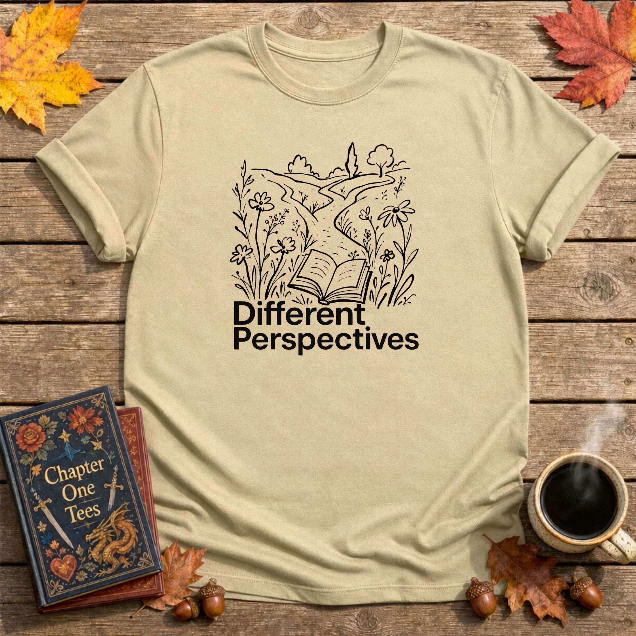 Different Perspectives Book T-Shirt