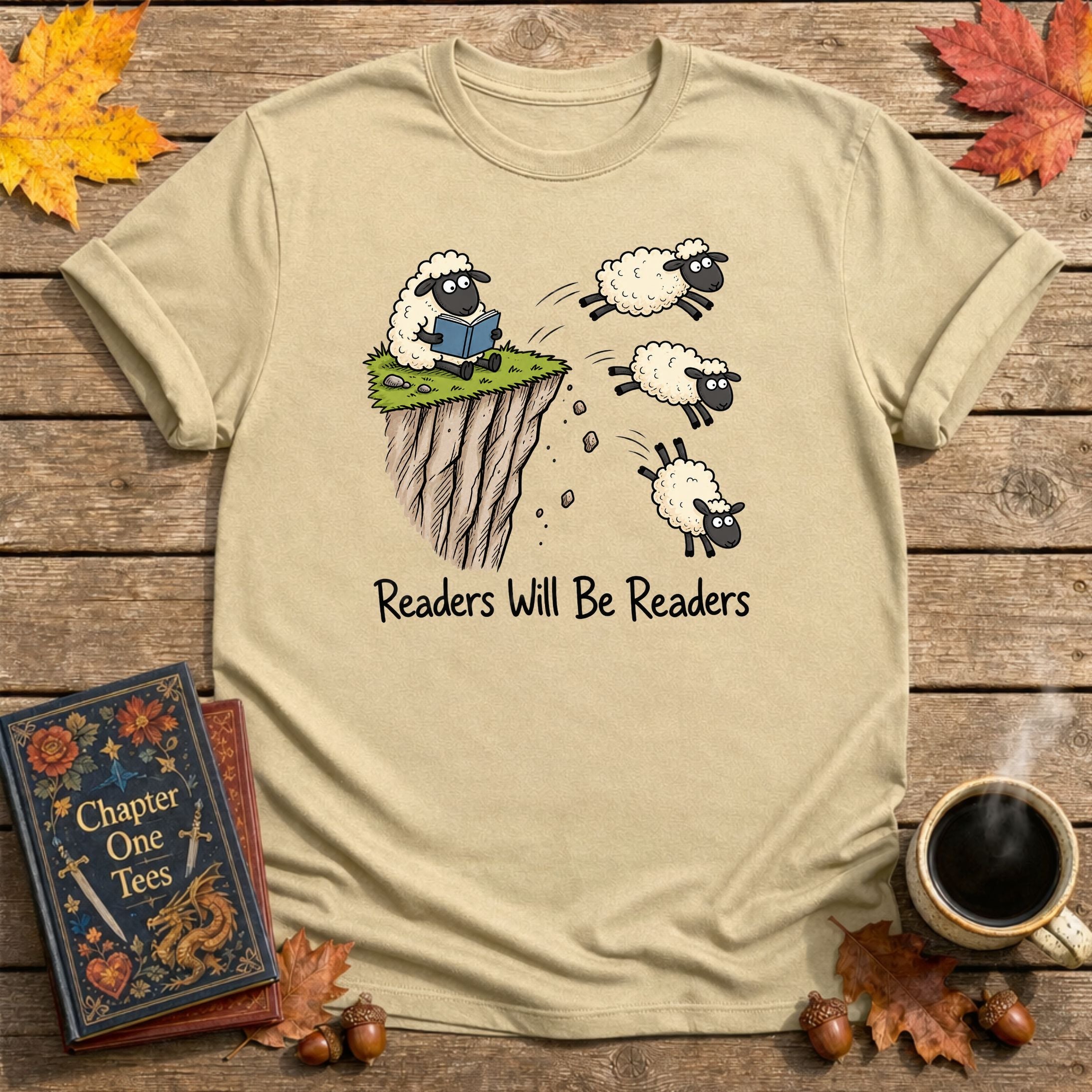 Sheep Book Lover T-Shirt
