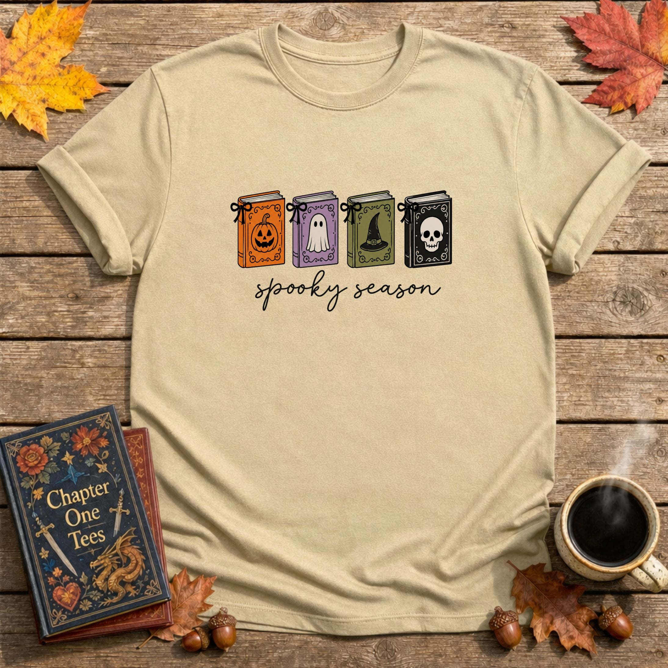 Spooky Season Book T-Shirt