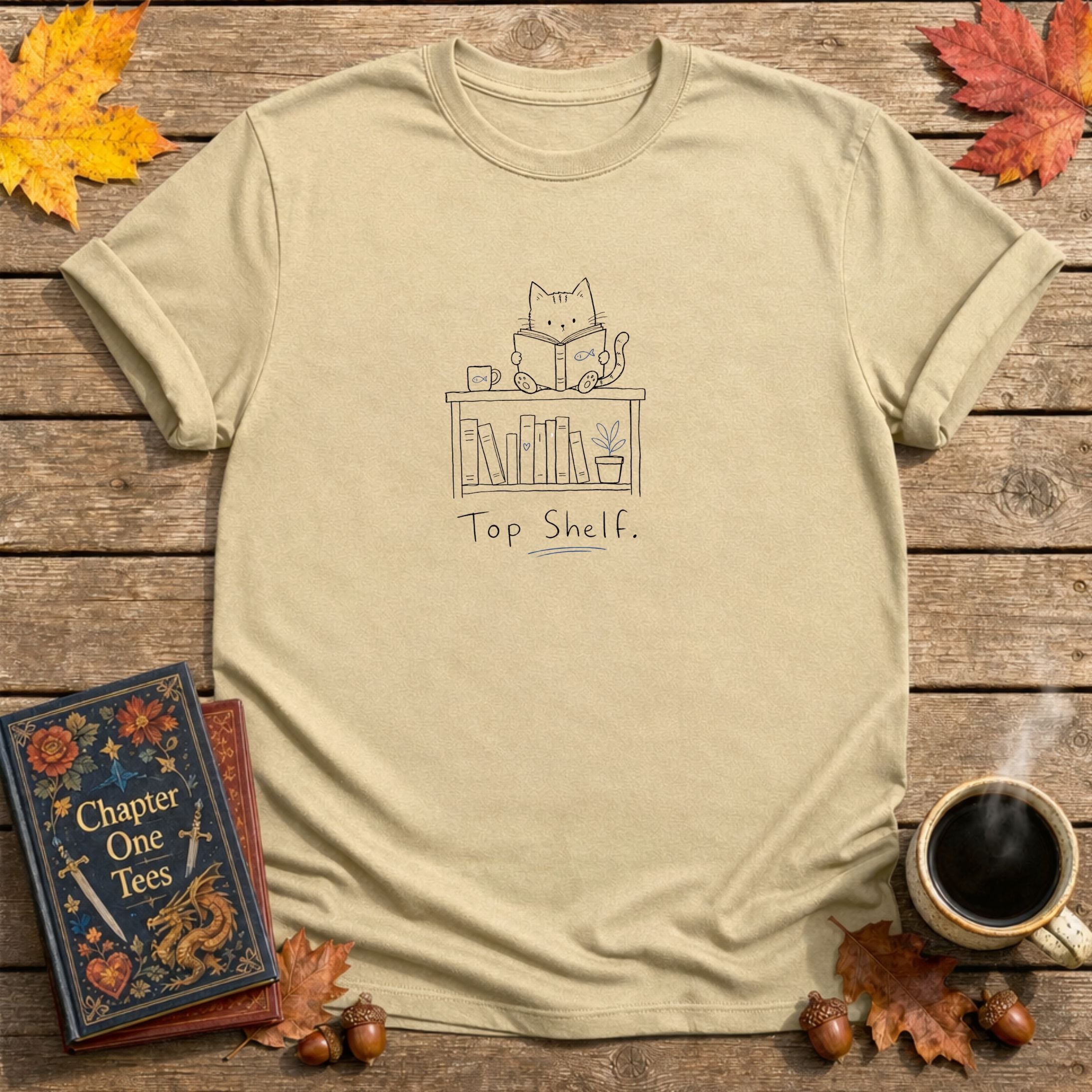 Top Shelf Book T-Shirt