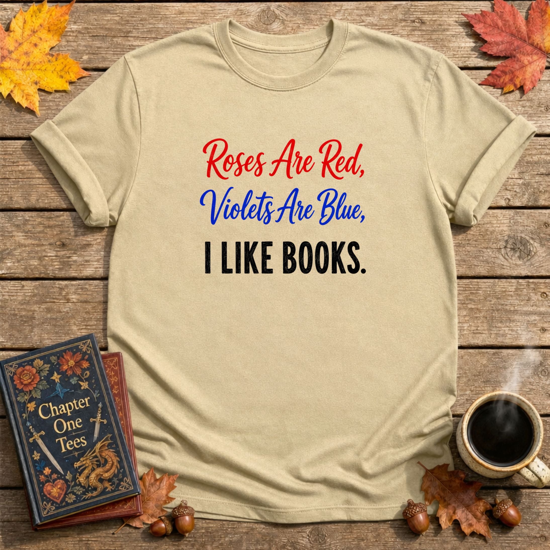 Roses Are Red Book T-Shirt