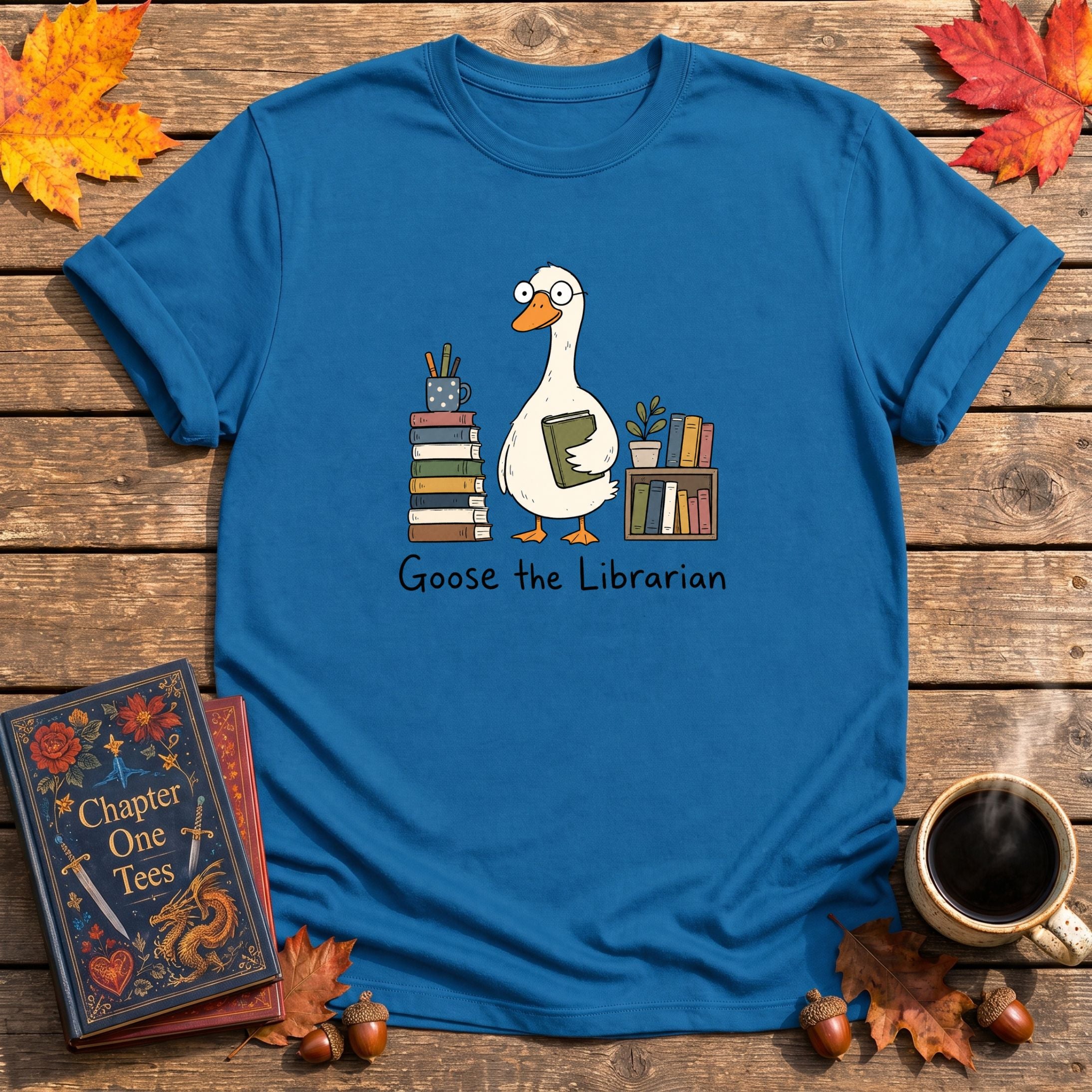 Goose The Librarian T-Shirt