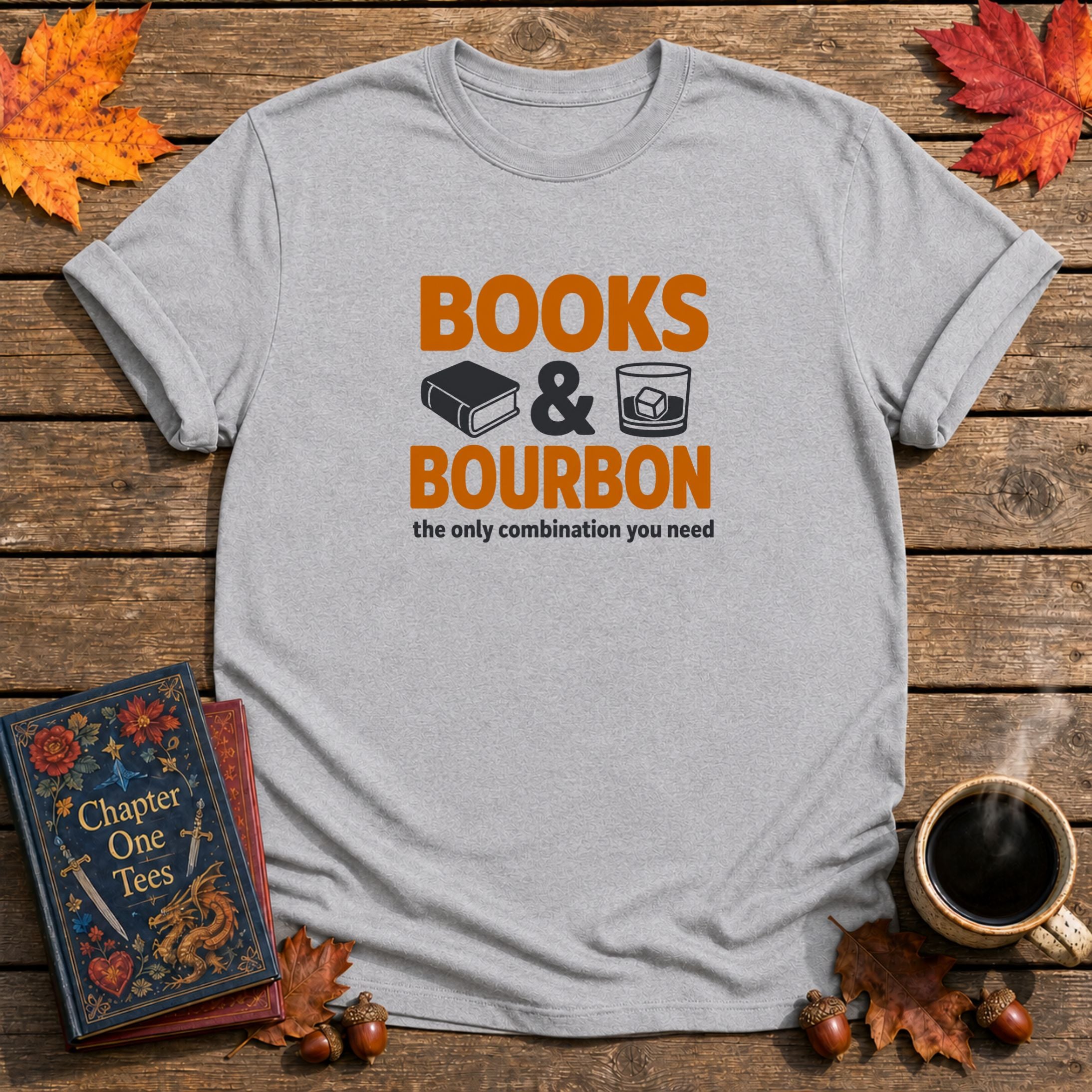 Books & Bourbon T-Shirt