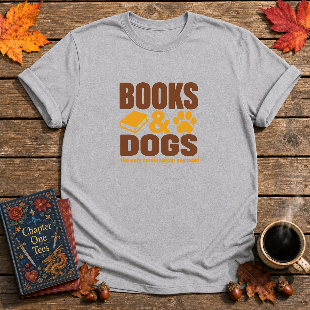 Books & Dogs T-Shirt
