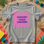 Support Public Libraries - Stripes T-Shirt