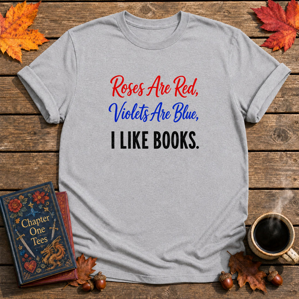 Roses Are Red Book T-Shirt