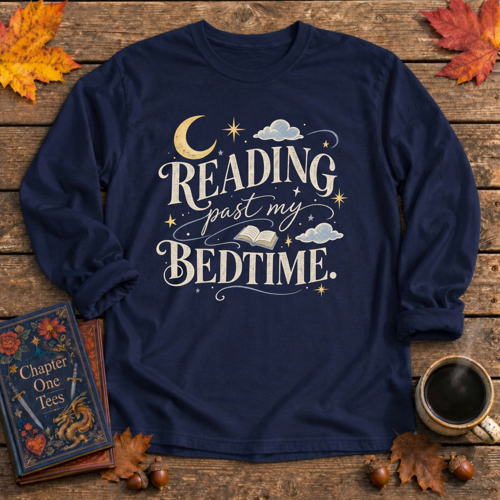 Reading Past My Bedtime Long Sleeve Tee
