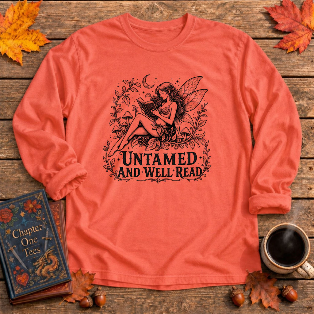 Untamed and Well Read Long Sleeve Book Tee
