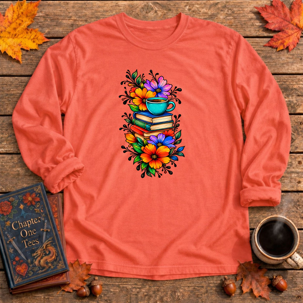 Book Tattoo Long Sleeve Book Tee