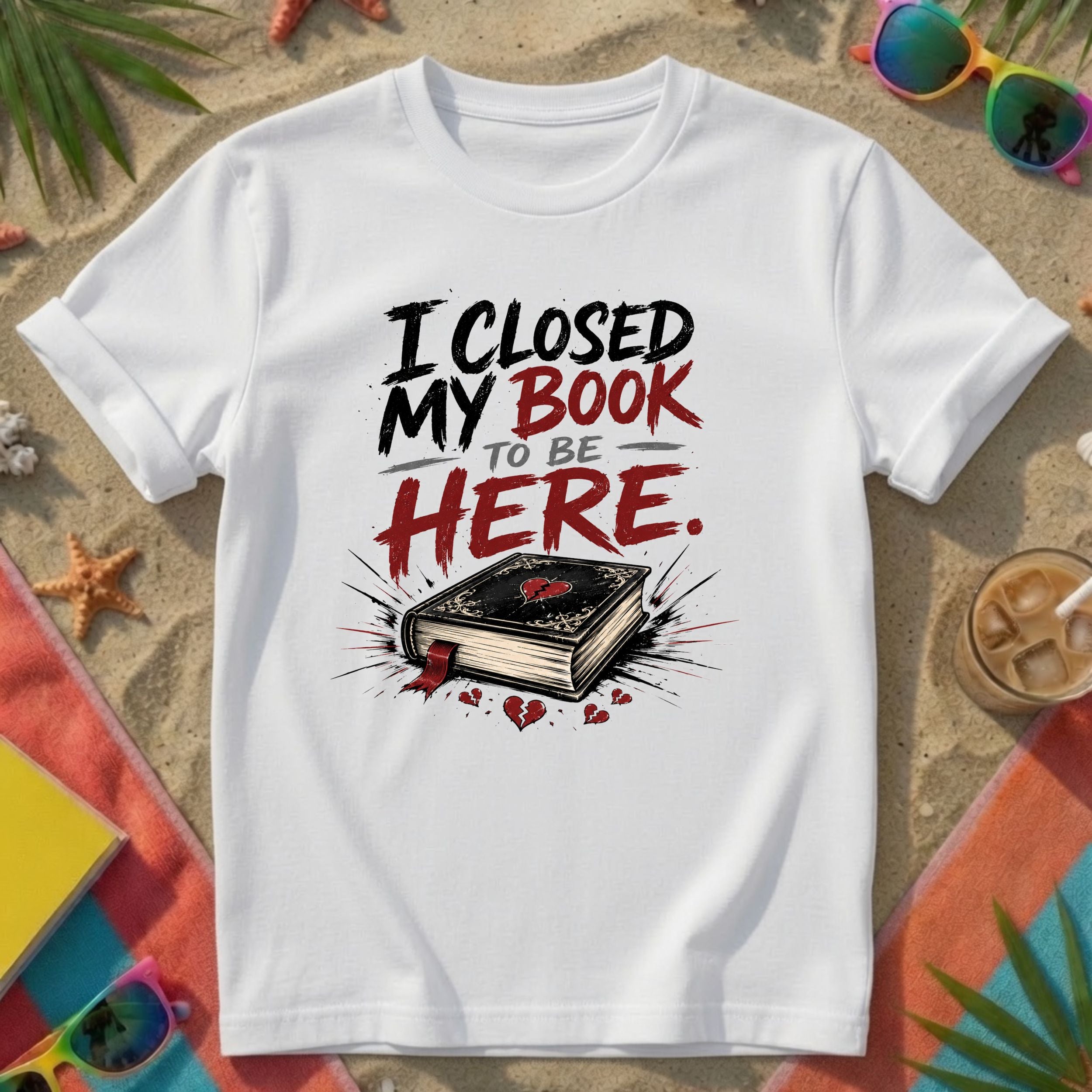 I Closed My Book To Be Here II T-Shirt