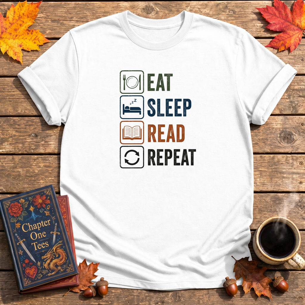Eat, Sleep, Read, Book T-Shirt