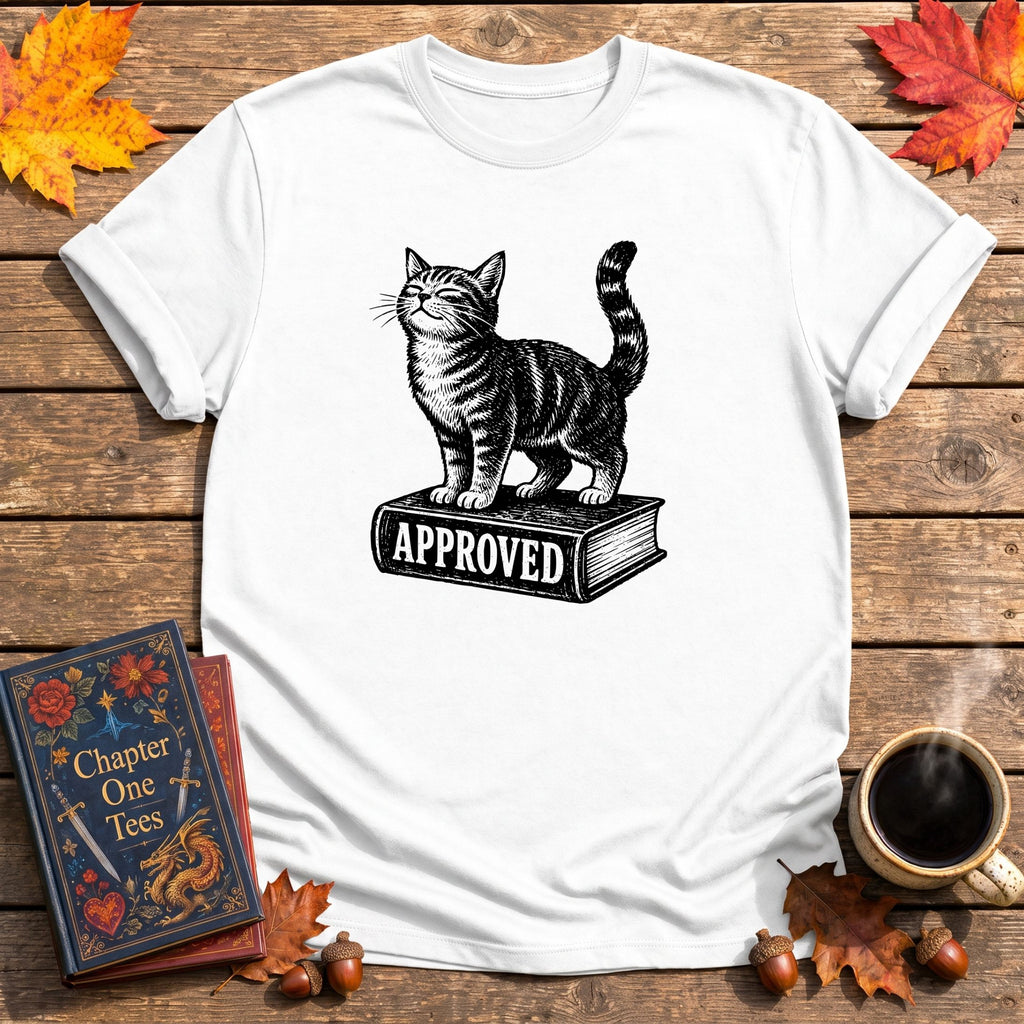 Cat Approved Book T-Shirt