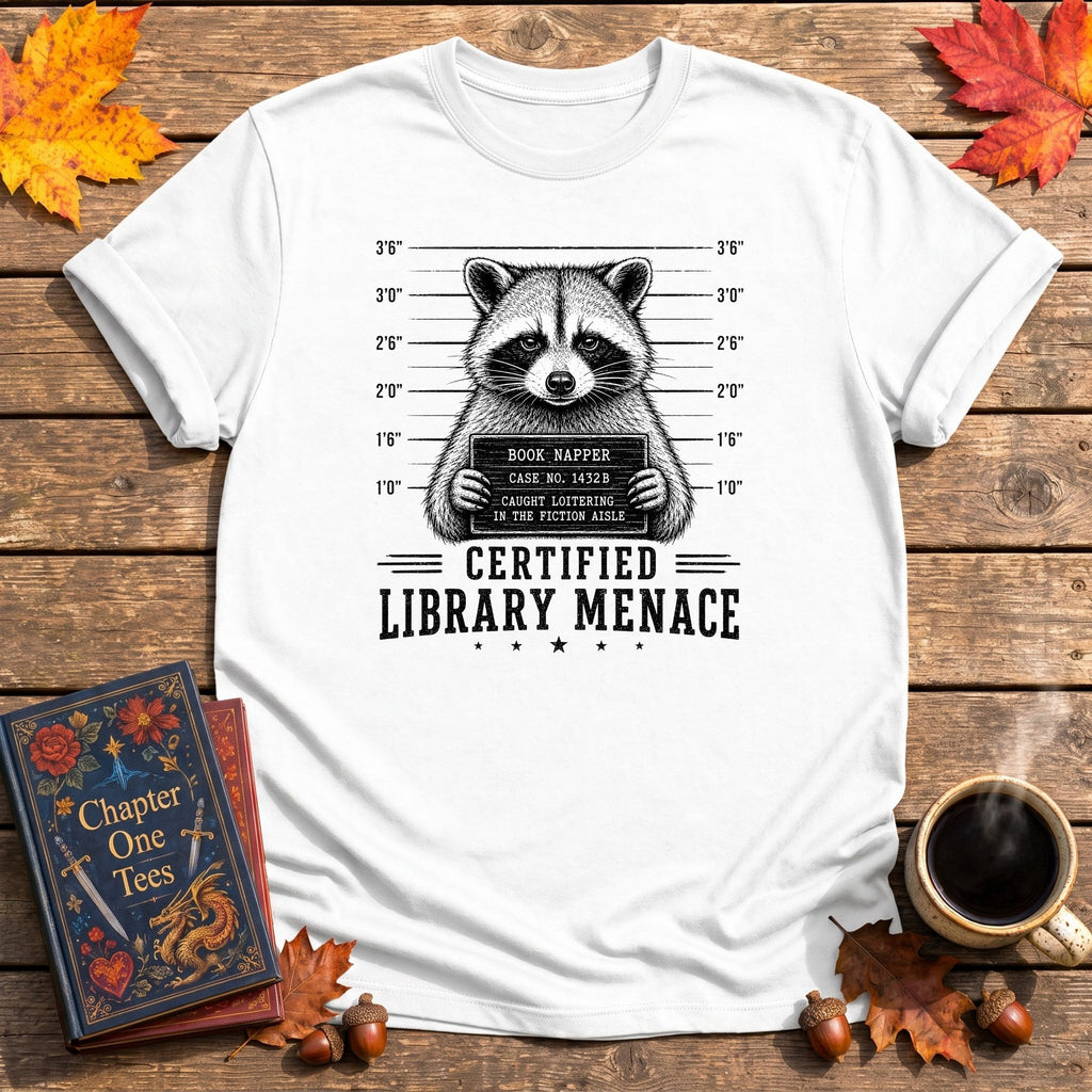 Library Menace Book T-Shirt