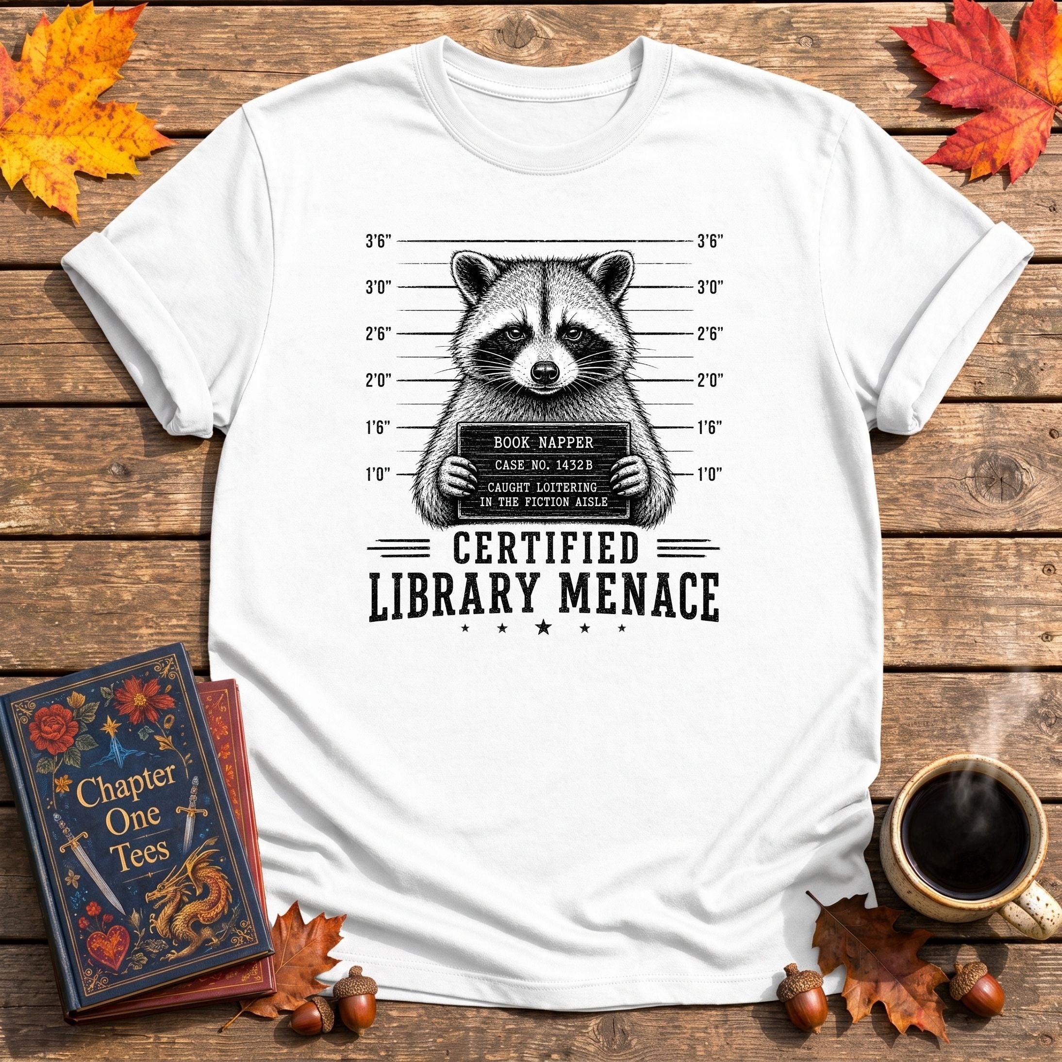 Library Menace Book T-Shirt