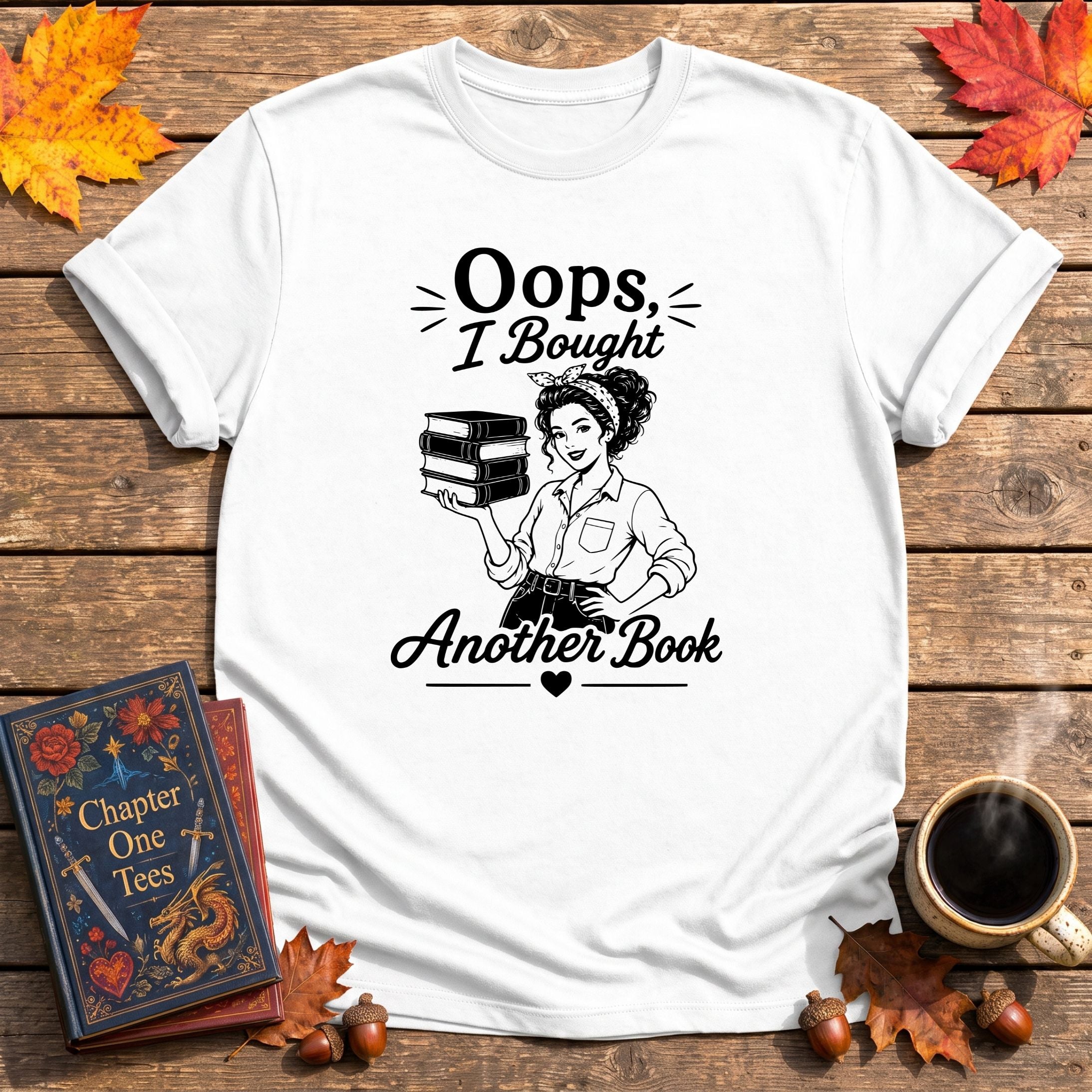 Oops, Book T-Shirt