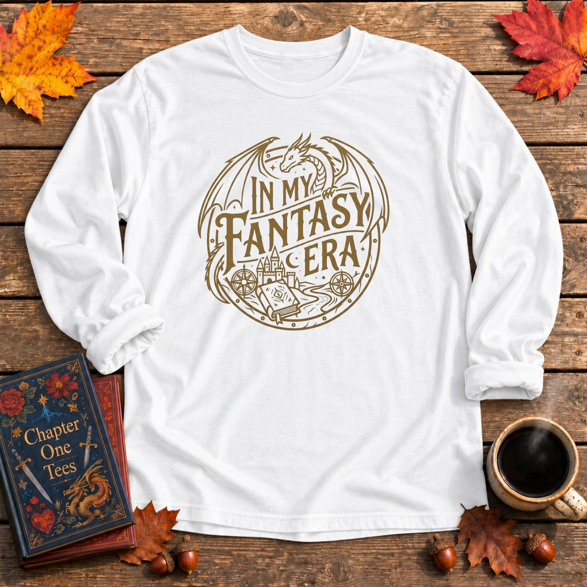 In My Fantasy Era Long Sleeve Book Tee