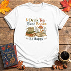 Drink Tea Read Books T-Shirt